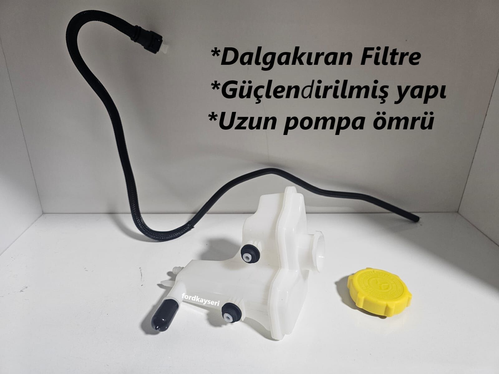Ford Fiesta Direksiyon Yağ Deposu Filtreli (Dalgakıran Özellik)