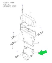 Ford Escort Triger Kapağı Eksantrik Kayış Kapak Alt 1995-2001
