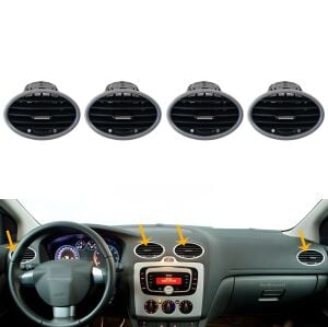 Ford Focus 2 Kalorifer Üfleyici Izgara Takımı Krom  4 Adet 2006-2010